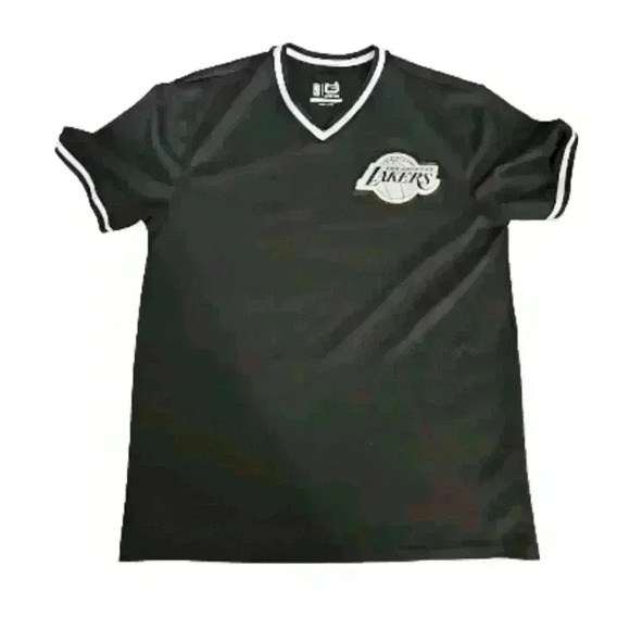 Ultra Game NBA Men’s Game Time Soft Mesh Short Sleeve Shirt Los Angeles Lakers L - Picture 3 of 11